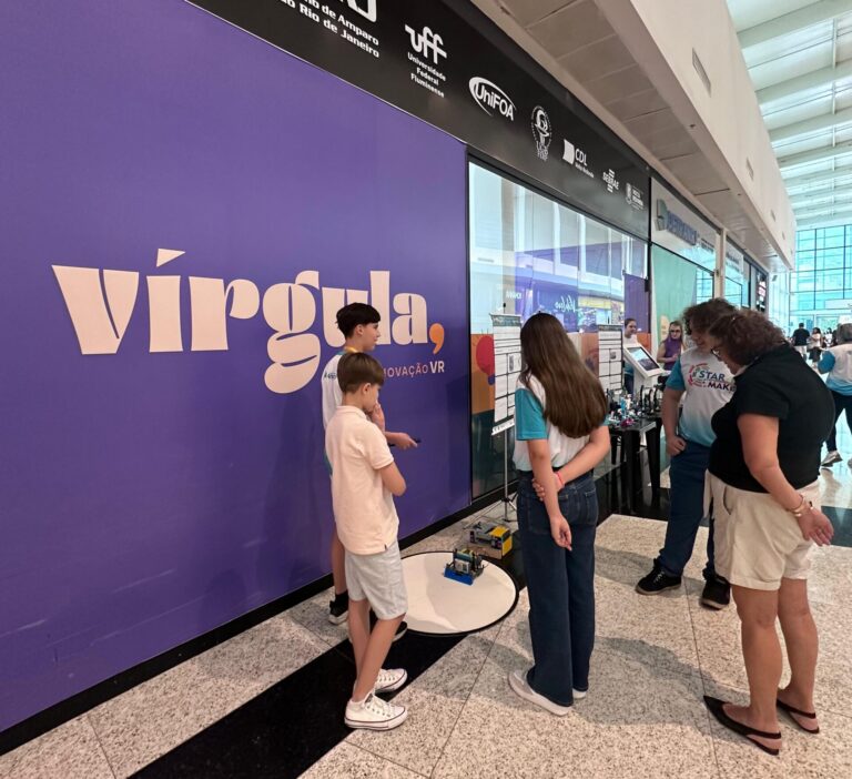 Exposição de Robótica no Vírgula Hub foi um sucesso!